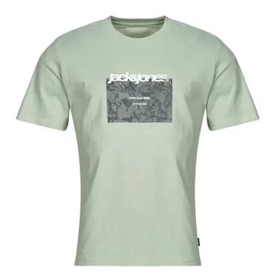 Jack & Jones JCOTARMAC men's T shirt in Green