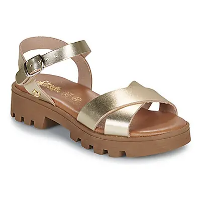 Citrouille et Compagnie LILY girls's Children's Sandals in Gold