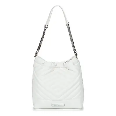 Armani Exchange BUCKET S women's Shoulder Bag in White