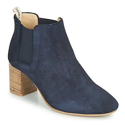 JB Martin 3ALIXA women's Low Ankle Boots in Blue