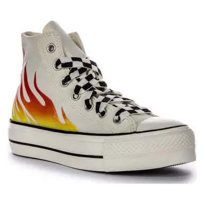 Converse A07892C All Star Lift Flame women's Trainers in Multicolour