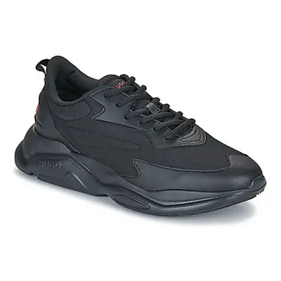 HUGO Leon_Runn_cvpu_N men's Shoes (Trainers) in Black