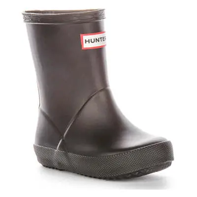 Hunter Kids First Classic girls's Children's Wellington Boots in Black