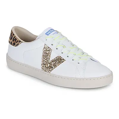 Victoria BERLIN EFECTO PIEL ANIMAL PRINT women's Shoes (Trainers) in White