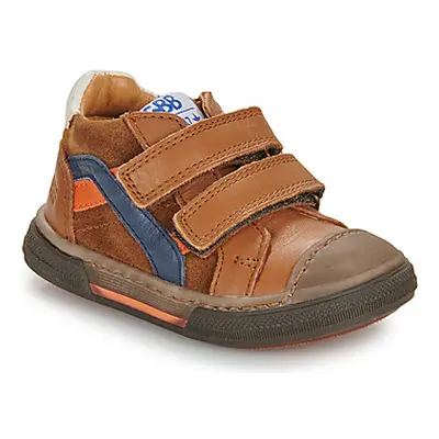 GBB LUIZ boys's Children's Shoes (High-top Trainers) in Brown