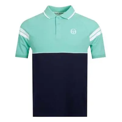 Sergio Tacchini Cambio Polo Shirt Pool Blue/Maritime Blue/White men's in multicolour