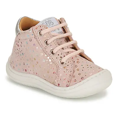 GBB FLEXOO BABY girls's Children's Shoes (High-top Trainers) in Pink