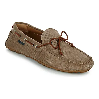 Pellet TOM men's Boat Shoes in Grey