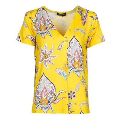 Desigual LEMARK women's T shirt in Yellow