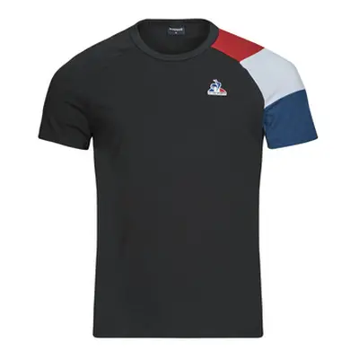 Le Coq Sportif BAT SP TEE SS N°1 M men's T shirt in Black