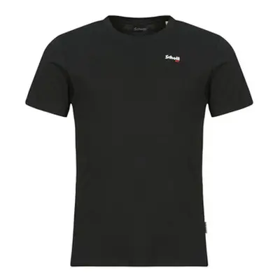 Schott TS CASUAL men's T shirt in Black