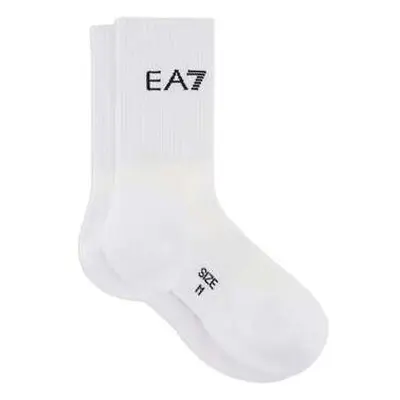 Ea7 Emporio Armani Tennis Pro Ankle Socks White/Black men's Socks in White