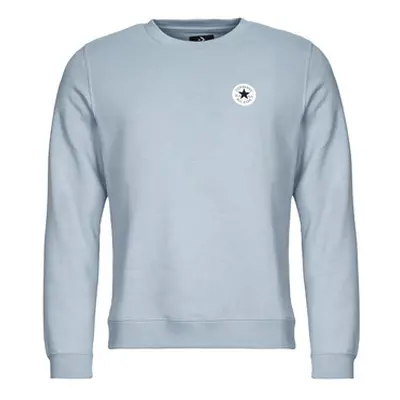 Converse GO-TO CHUCK TAYLOR PATCH CREW men's Sweatshirt in Blue