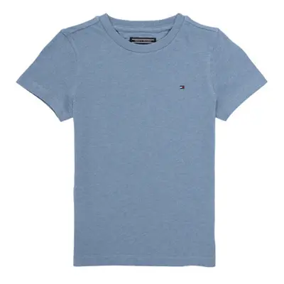 Tommy Hilfiger BOYS BASIC CN KNIT S/S boys's Children's T shirt in Blue