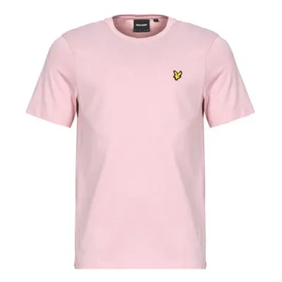 Lyle & Scott Plain T-Shirt men's T shirt in Pink