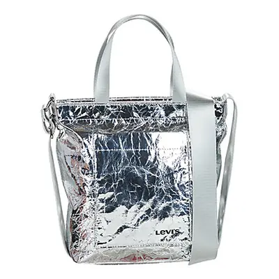 Levis MINI ICON TOTE women's Shoulder Bag in Silver