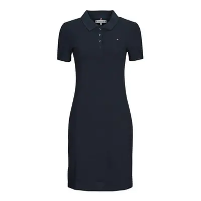 Tommy Hilfiger 1985 SLIM PIQUE POLO DRESS SS women's Dress in Marine