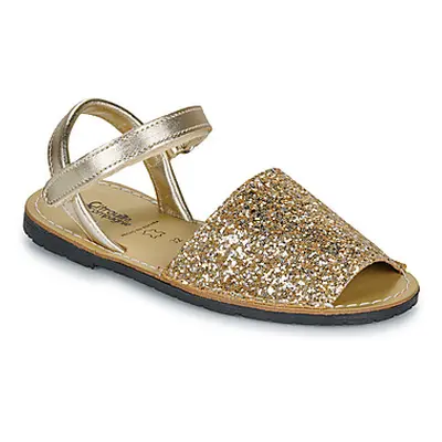 Citrouille et Compagnie PAILETTE girls's Children's Sandals in Gold