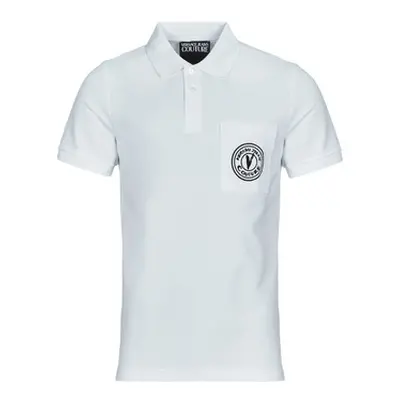 Versace Jeans Couture 78GAGT01 men's Polo shirt in White