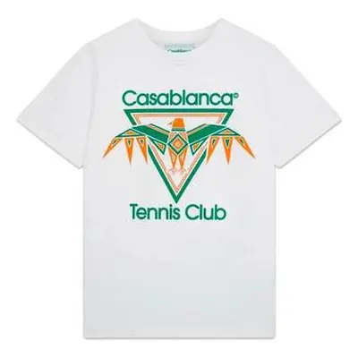 Casablanca Men's White Playful Eagle Tennis Club Print T-Shirt men's in White