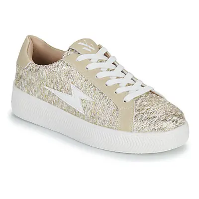 Vanessa Wu GWEN women's Shoes (Trainers) in Gold