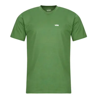 Vans MN LEFT CHEST LOGO TEE men's T shirt in Green