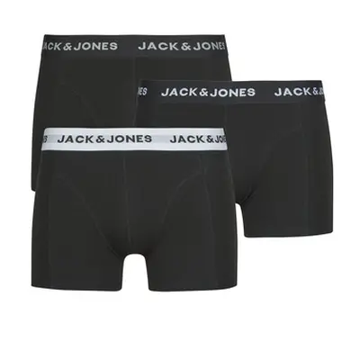 Jack & Jones JACSOLID x3 men's Boxer shorts in Black