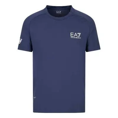 Ea7 Emporio Armani Tennis Pro VENTUS7 T-Shirt Navy Blue men's in Blue