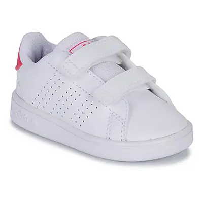 Adidas ADVANTAGE CF I girls's Children's Shoes (Trainers) in White