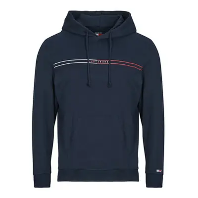 Tommy Jeans TJM REG ENTRY GRAPHIC HOODIE EXT men's Sweatshirt in Marine