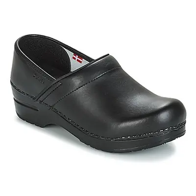 Sanita PROF men's Clogs (Shoes) in Black