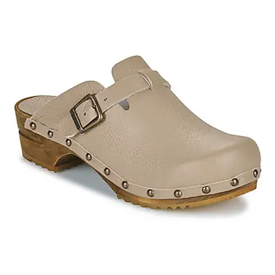 Sanita KRYSTEL OPEN women's Clogs (Shoes) in Beige