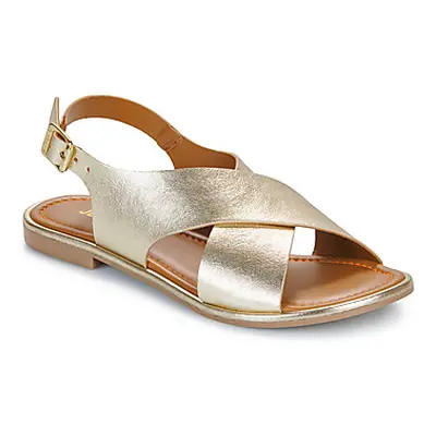 JB Martin DUTA women's Sandals in Gold