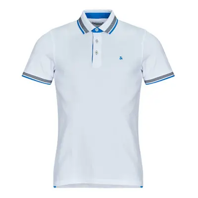 Jack & Jones JJEPAULOS men's Polo shirt in White