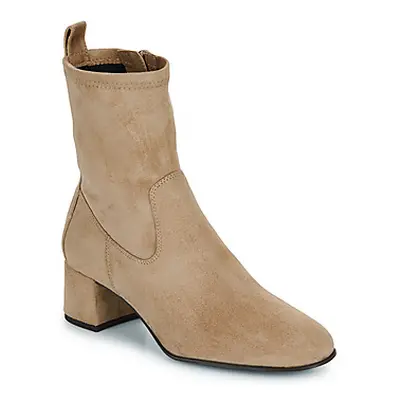 Unisa LEMICO women's Low Ankle Boots in Beige