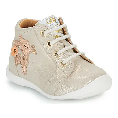 GBB BICHETTE ETE girls's Children's Shoes (High-top Trainers) in Gold