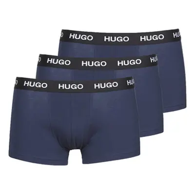 HUGO TRUNK TRIPLET PACK men's Boxer shorts in Blue