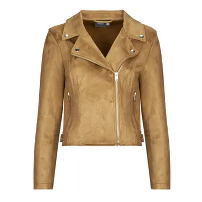 Vero Moda VMJOSE women's Leather jacket in Brown