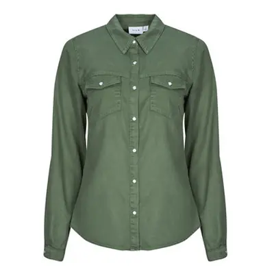 Vila VIBISTA women's Shirt in Green