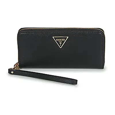 Guess LAUREL (ZG) SLG LARGE ZIP AROUND women's Purse wallet in Black