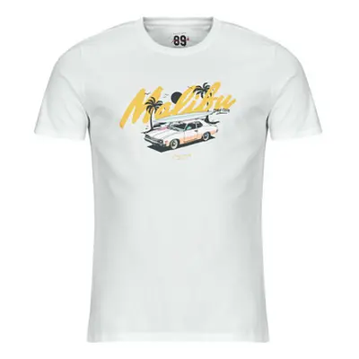 Teddy Smith T-MALIBU MC men's T shirt in White