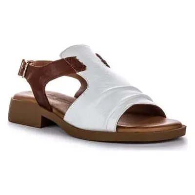 Justinreess England Justinreess Womens Ladies Soft Leather Flat Open Toe Sandals women's Slip-on