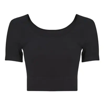 Only Play ONPJAIA LIFE SS 2-WAY CROP women's T shirt in Black