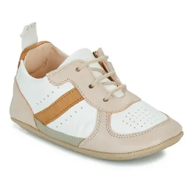 Easy Peasy MY PRE BASKET LACET boys's Children's Shoes (Trainers) in Beige