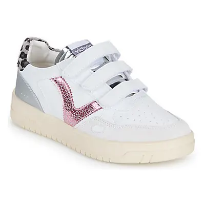 Victoria SEUL TIRAS EFECTO PIEL ANIMAL PRINT women's Shoes (Trainers) in White