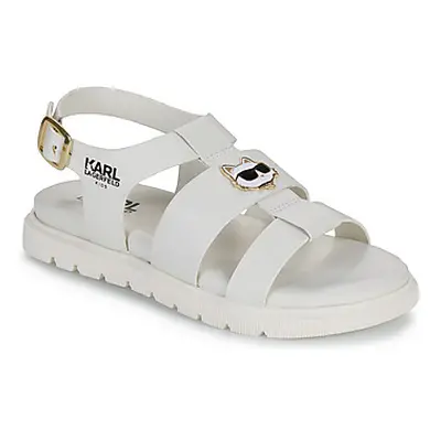 Karl Lagerfeld Z30372 girls's Children's Sandals in White