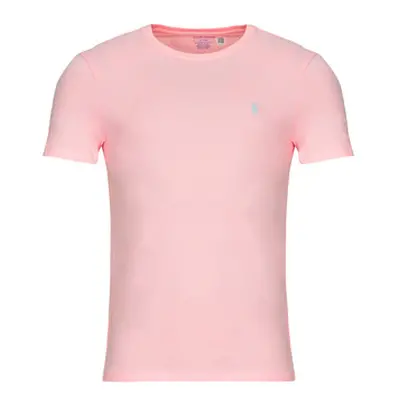 Polo Ralph Lauren T-SHIRT AJUSTE EN COTON men's T shirt in Pink