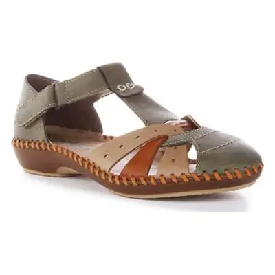 Rieker M1655-54 women's Sandals in Green