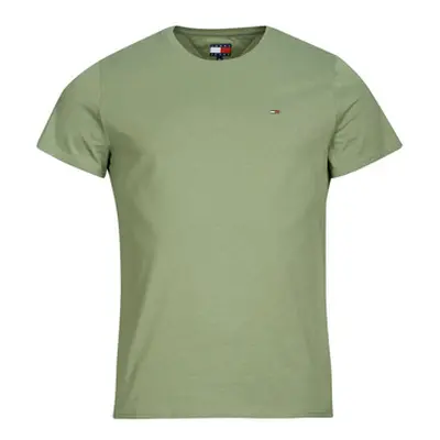 Tommy Jeans TJM XSLIM JERSEY TEE men's T shirt in Green