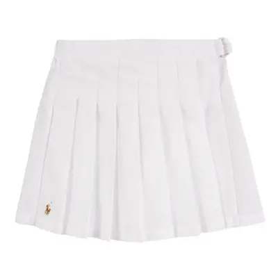 Polo Ralph Lauren PLTDSRCKRSKR-SKORTS-SKORT girls's Children's shorts in White